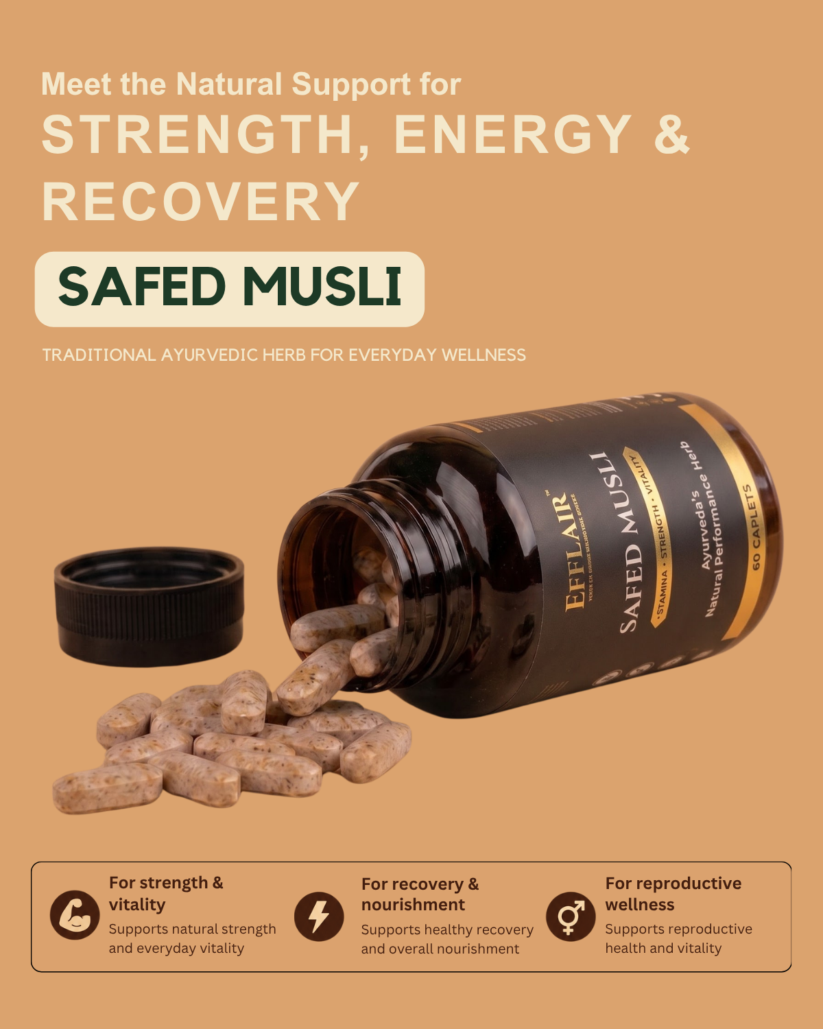 Efflair Safed Musli Caplet