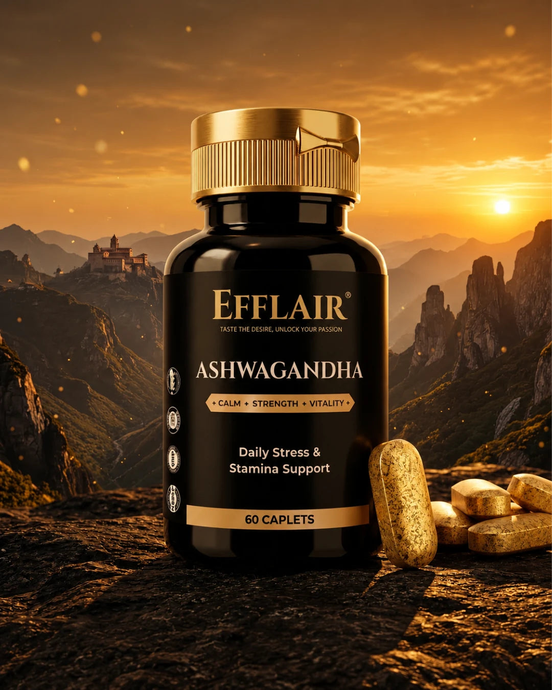 Efflair Ashwagandha Caplet — view 2