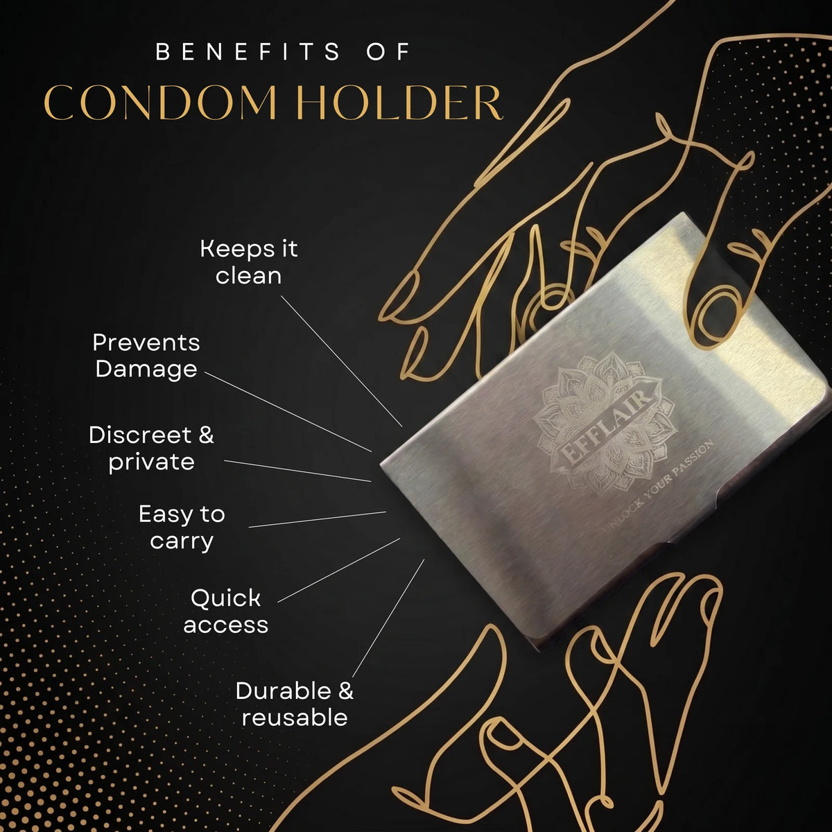 Benefits of the Efflair condom holder