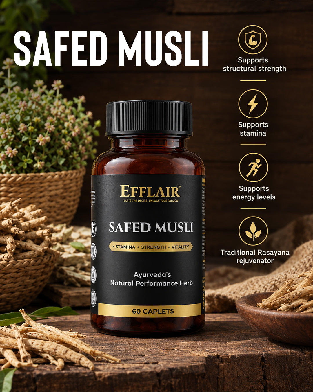 Efflair Safed Musli Caplet